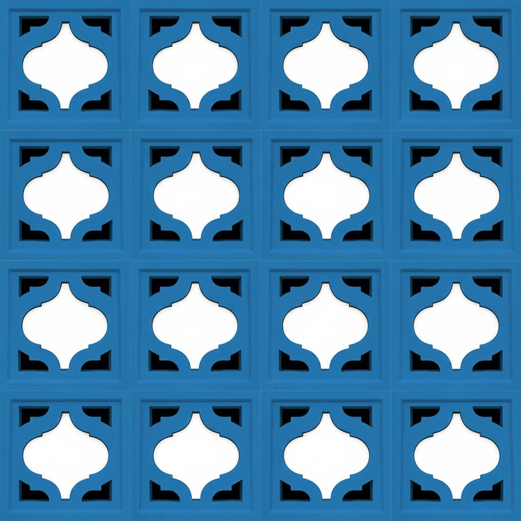 Gạch bông gió bông gió màu 19x19 B-VCB-022 - Ảnh 3