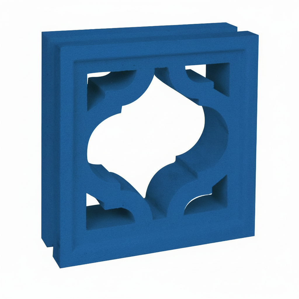 Gạch bông gió bông gió màu 19x19 B-VCB-022 - Ảnh 4