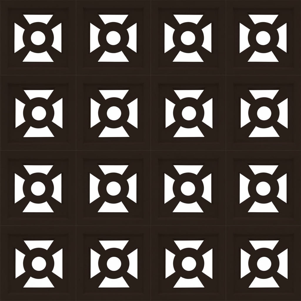 Gạch bông gió bông gió màu 19x19 C-VCB-004 - Ảnh 3