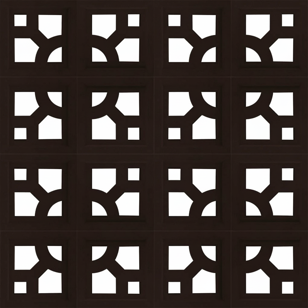 Gạch bông gió bông gió màu 19x19 C-VCB-008 - Ảnh 3