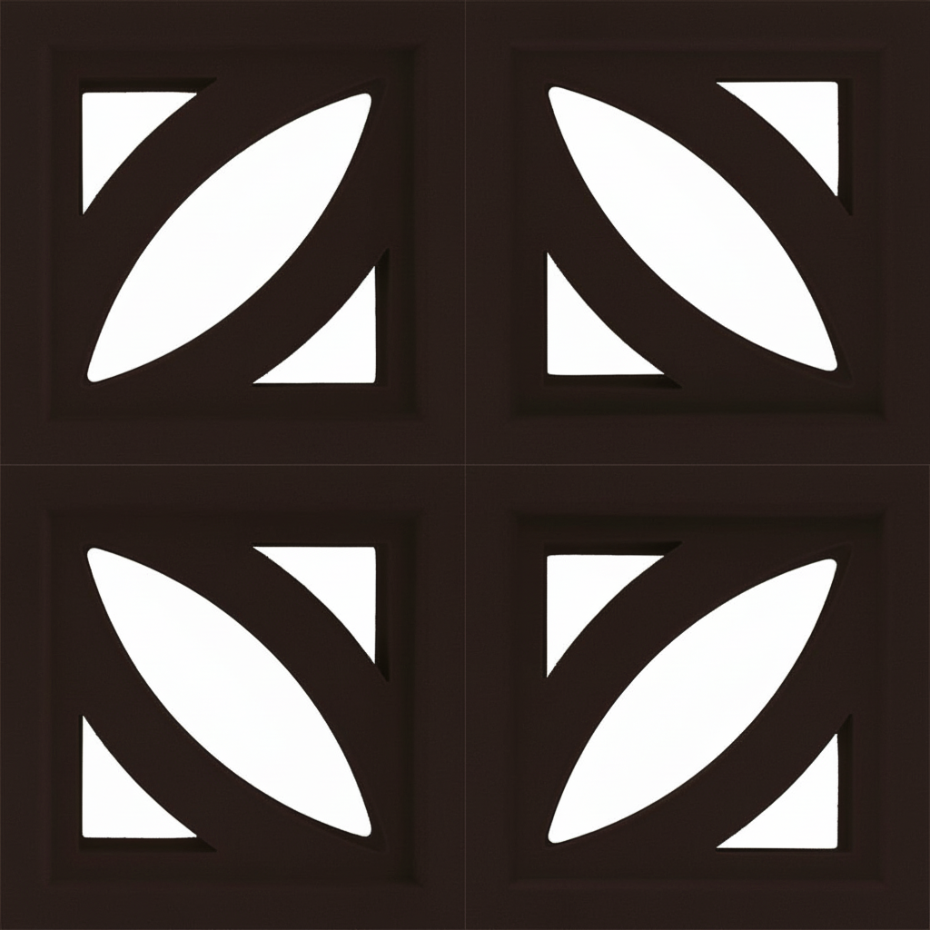 Gạch bông gió bông gió màu 19x19 C-VCB-011 - Ảnh 3