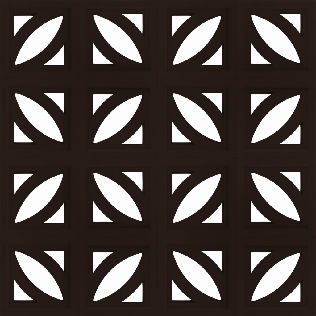 Gạch bông gió bông gió màu 19x19 C-VCB-011 - Ảnh 4