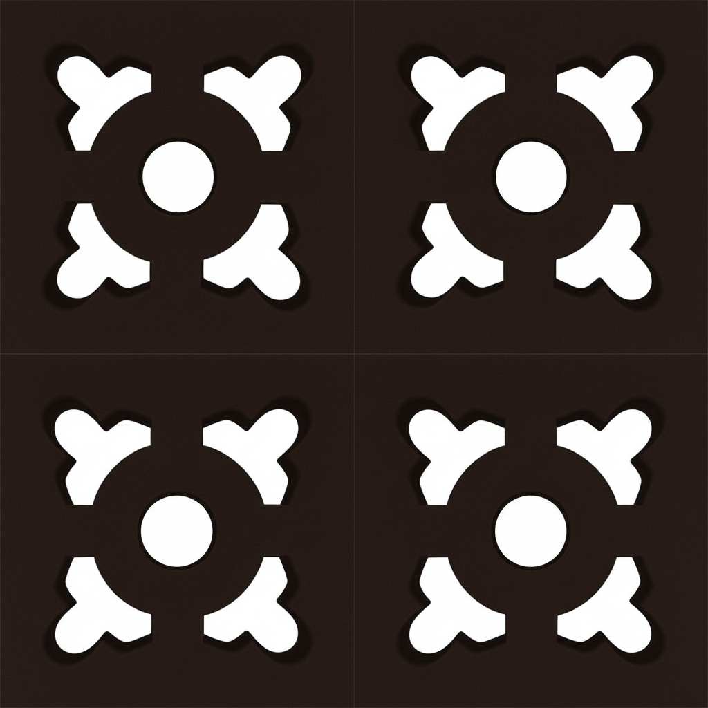 Gạch bông gió bông gió màu 19x19 C-VCB-013 - Ảnh 2