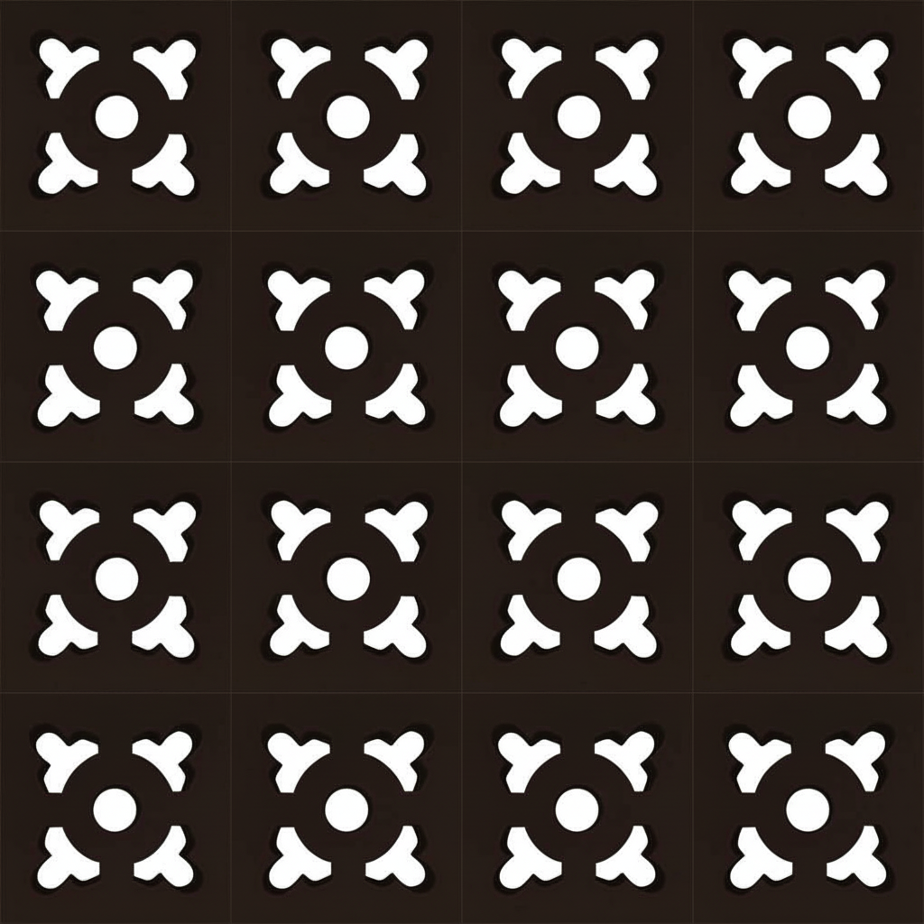 Gạch bông gió bông gió màu 19x19 C-VCB-013 - Ảnh 3