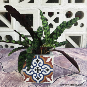 Chậu hoa mỹ thuật 15x15 Cement Flower Pot 15x15