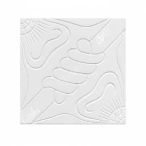 Gạch 3D ốp tường vuông 14x14 E1-ECO-W