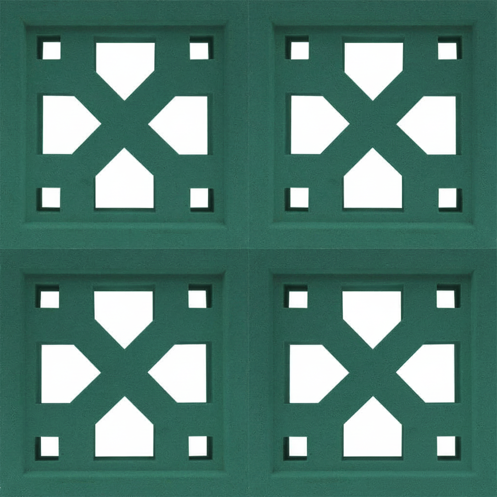 Gạch bông gió bông gió màu 19x19 G-VCB-003 - Ảnh 3