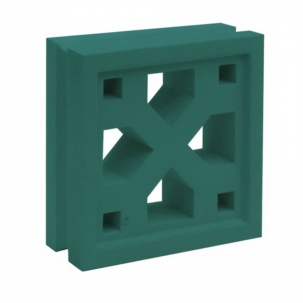 Gạch bông gió bông gió màu 19x19 G-VCB-003 - Ảnh 4