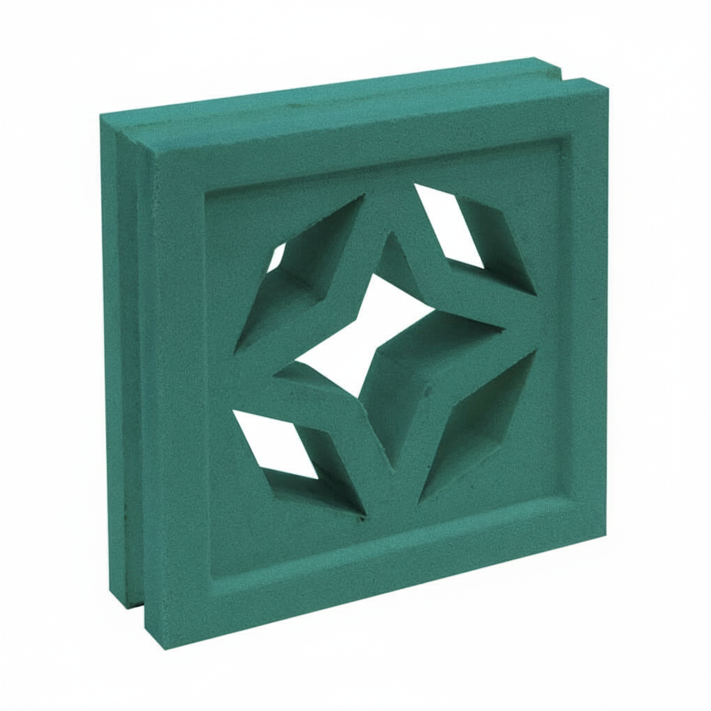 Gạch bông gió bông gió màu 19x19 G-VCB-007 - Ảnh 3