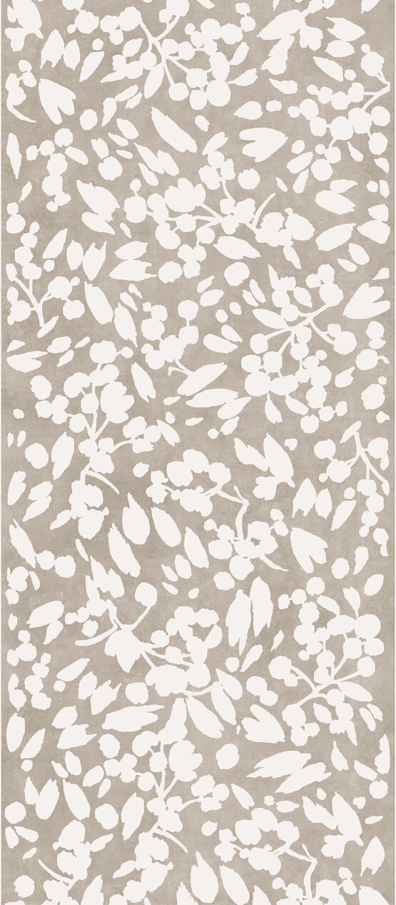 LEAF TAUPE RECT 120X280