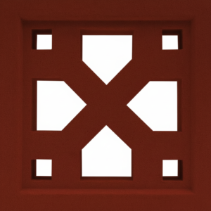 Gạch bông gió bông gió màu 19x19 R-VCB-003