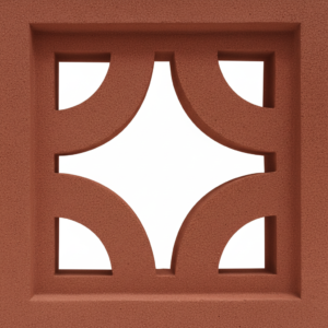 Gạch bông gió bông gió màu 19x19 R-VCB-005