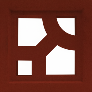 Gạch bông gió bông gió màu 19x19 R-VCB-008