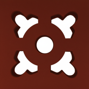 Gạch bông gió bông gió màu 19x19 R-VCB-013