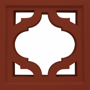 Gạch bông gió bông gió màu 19x19 R-VCB-022