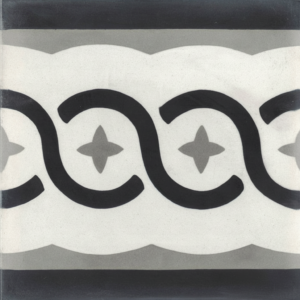 Gạch bông bó viền góc 20x20 V20B-001-T-01