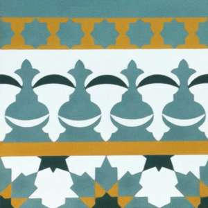 Gạch bông bó viền góc 20x20 V20B-003-F-01