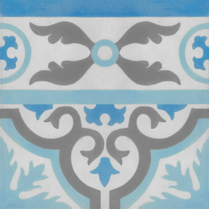 Gạch bông bó viền góc 20x20 V20B-015-F-01