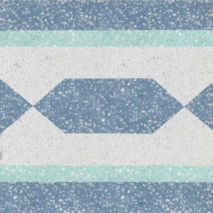 Gạch bông đá mài bó viền góc 20x20 V20B-047