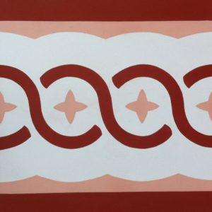 Gạch bông bó viền góc 20x20 V20C-001-T-02