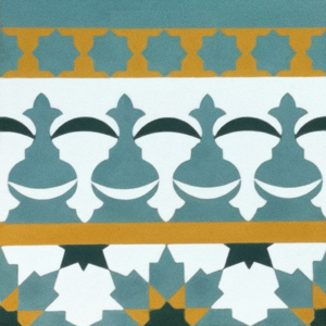 Gạch bông bó viền góc 20x20 V20C-003-F-01