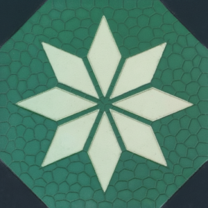 Gạch bông bề mặt rãnh 3D 20x20 V20R-012-T-01