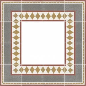 Gạch bông bó viền góc 20x20 V20RC-003