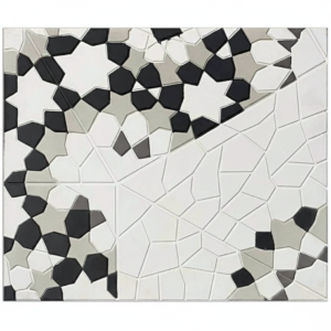 Gạch bông bề mặt rãnh 3D 24x20 V2420R-001