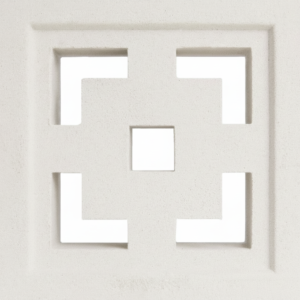 Gạch bông gió bông gió trắng 19x19 VCB-006-1000