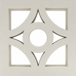 Gạch bông gió bông gió trắng 19x19 VCB-020-1000