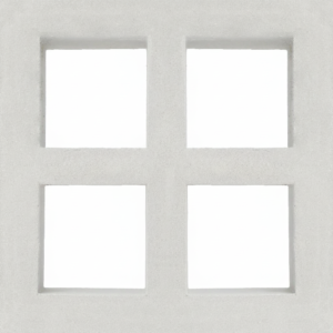 Gạch bông gió bông gió trắng 19x19 VCB-023-1000