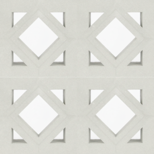 Gạch bông gió bông gió trắng 19x19 VCB-024-1000