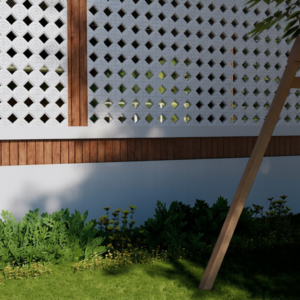 Gạch bông gió bông gió trắng 19x19 VCB-043-1000 Eco 1