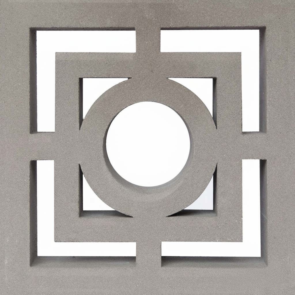 Gạch bông gió bông gió xi măng 29x29 VCB30-001