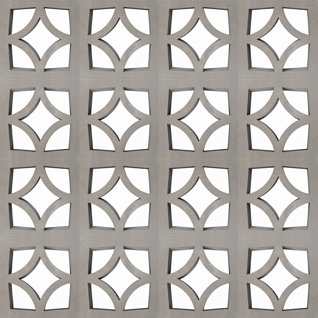 Gạch bông gió bông gió xi măng 29x29 VCB30-002 - Ảnh 4