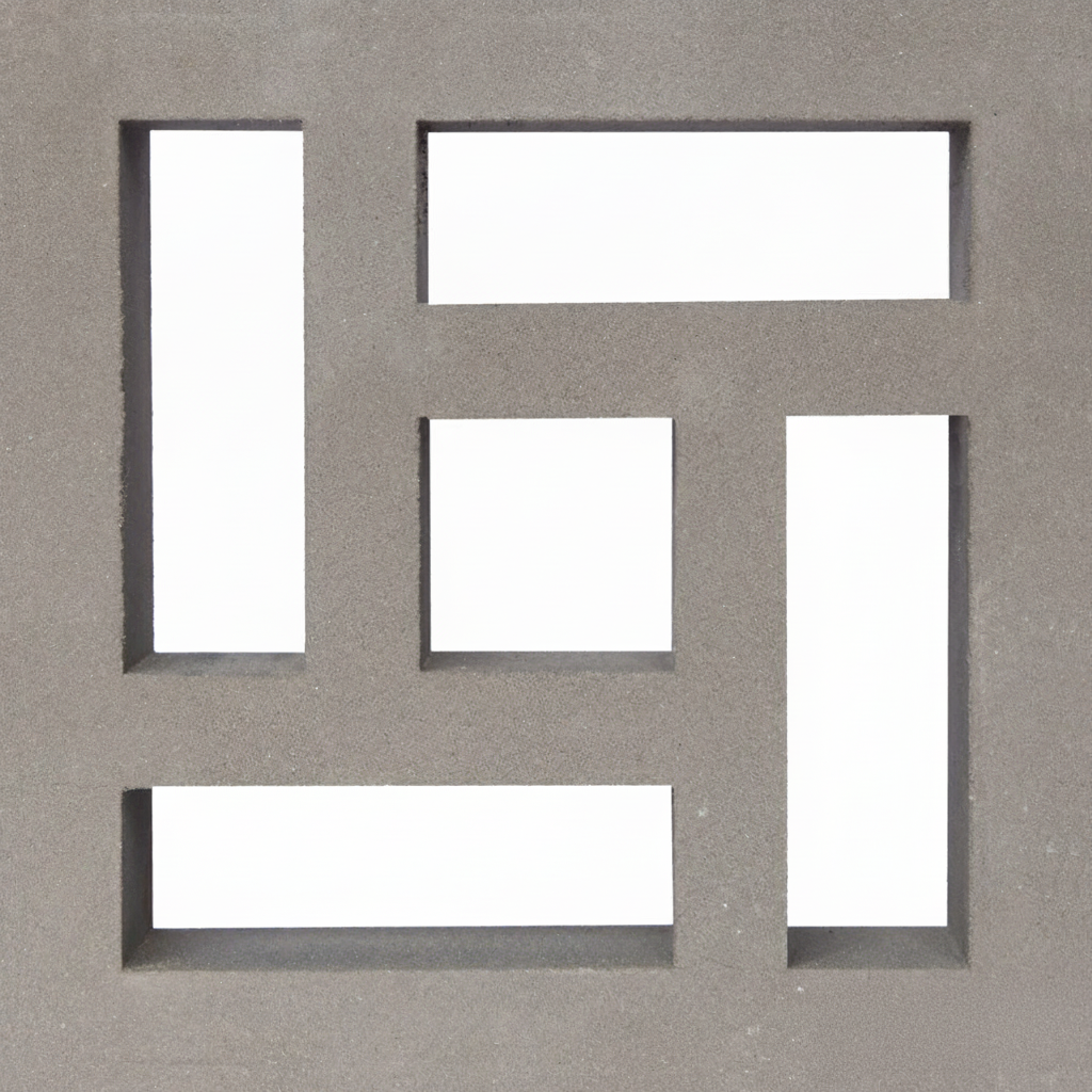 Gạch bông gió bông gió xi măng 29x29 VCB30-004