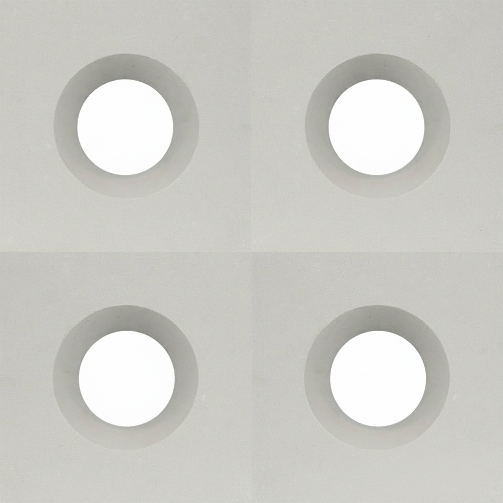 Gạch bông gió bông gió trắng 29x29 VCB30-005-1000 - Ảnh 2