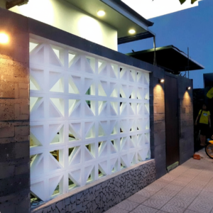 Gạch bông gió bông gió trắng 29x29 VCB30-006-1000