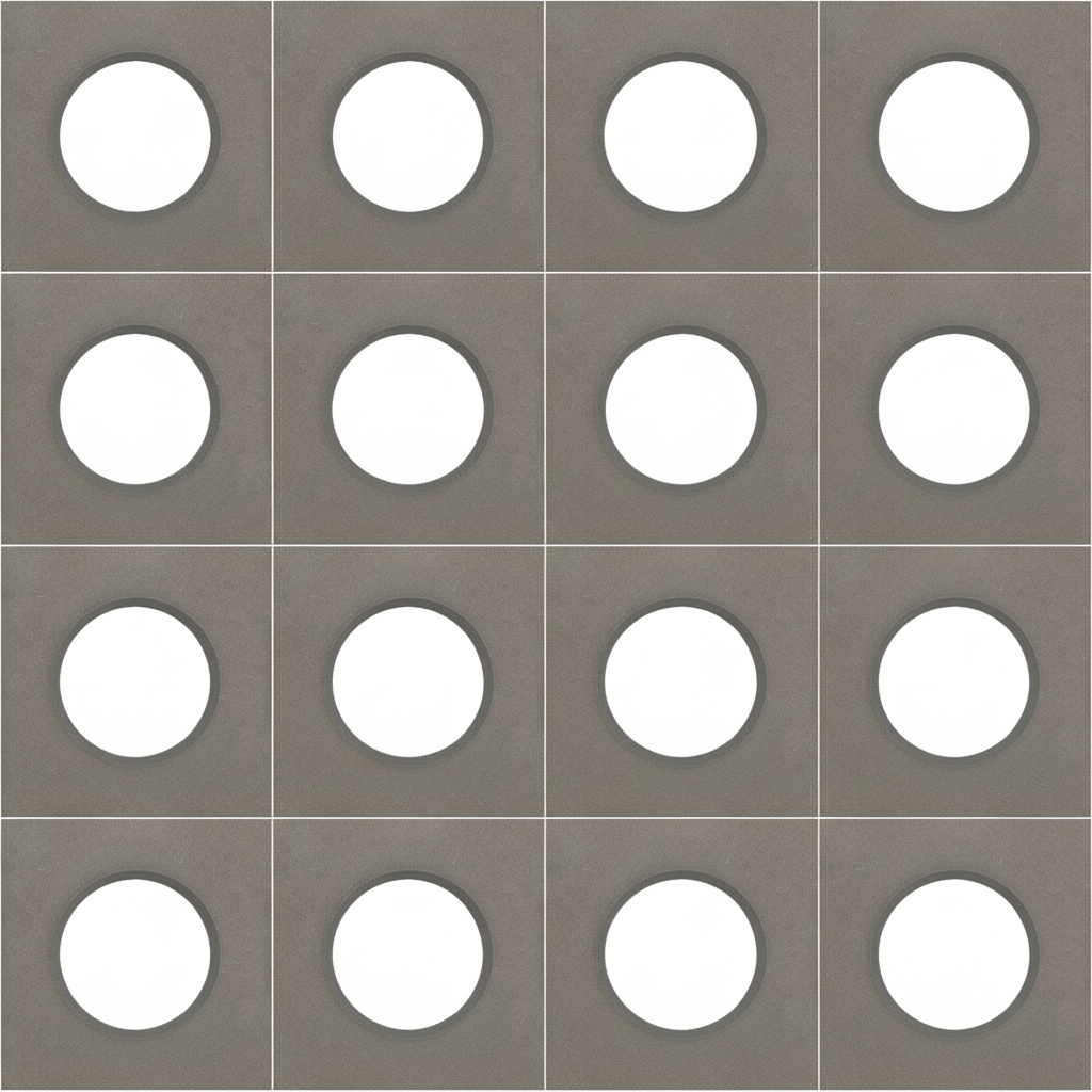 Gạch bông gió bông gió xi măng 29x29 VCB30-007 - Ảnh 4