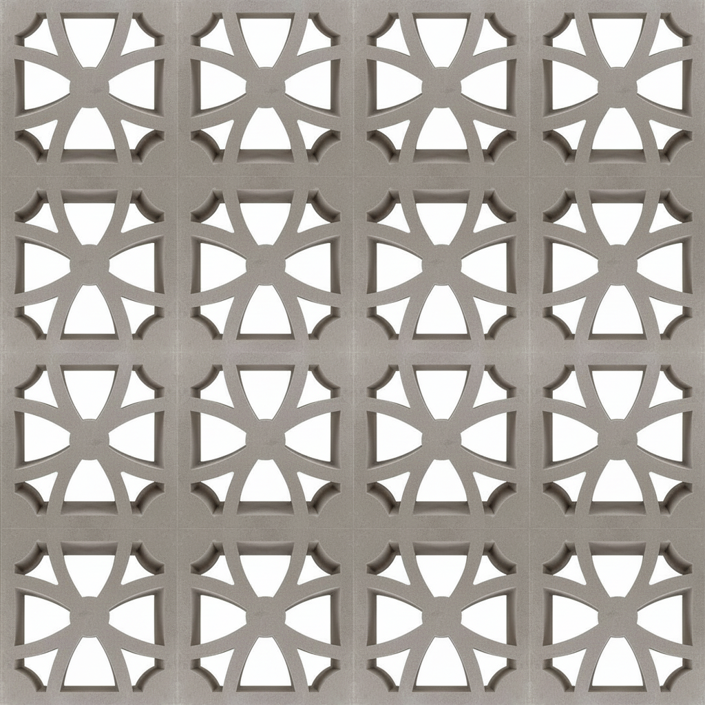 Gạch bông gió bông gió xi măng 29x29 VCB30-010 Astro - Ảnh 2