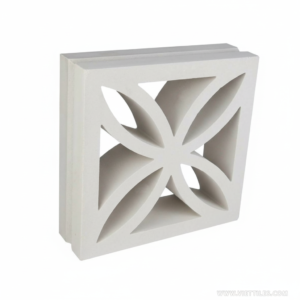 Gạch bông gió bông gió trắng 29x29 VCB30-011-Flower