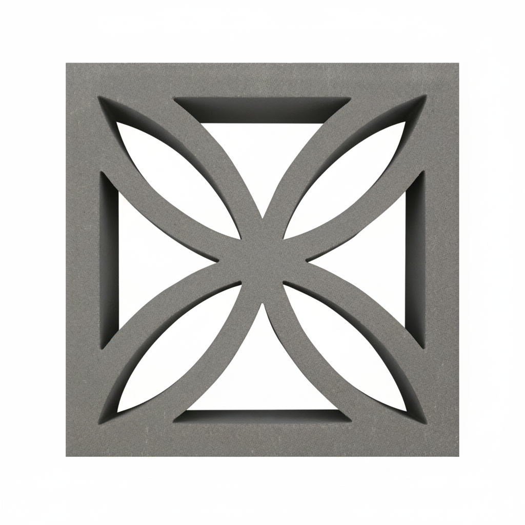 Gạch bông gió bông gió xi măng 29x29 VCB30-011 - Ảnh 5