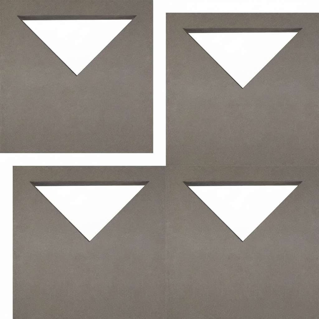 Gạch bông gió bông gió xi măng 29x29 VCB30-013 - Ảnh 3