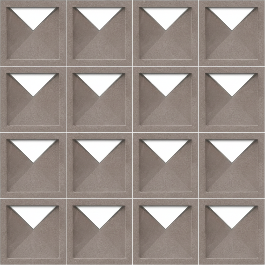 Gạch bông gió bông gió xi măng 29x29 VCB30-014 Giza 2 - Ảnh 3