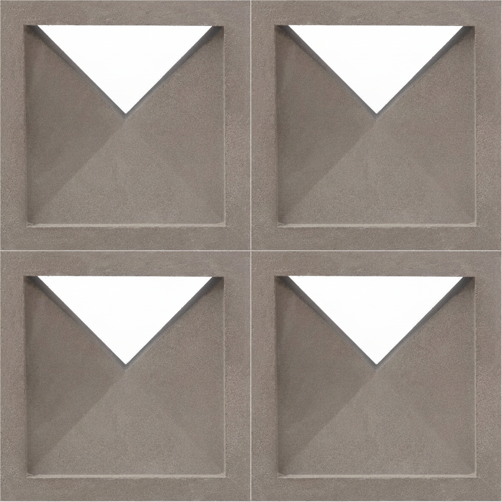 Gạch bông gió bông gió xi măng 29x29 VCB30-014 Giza 2 - Ảnh 4