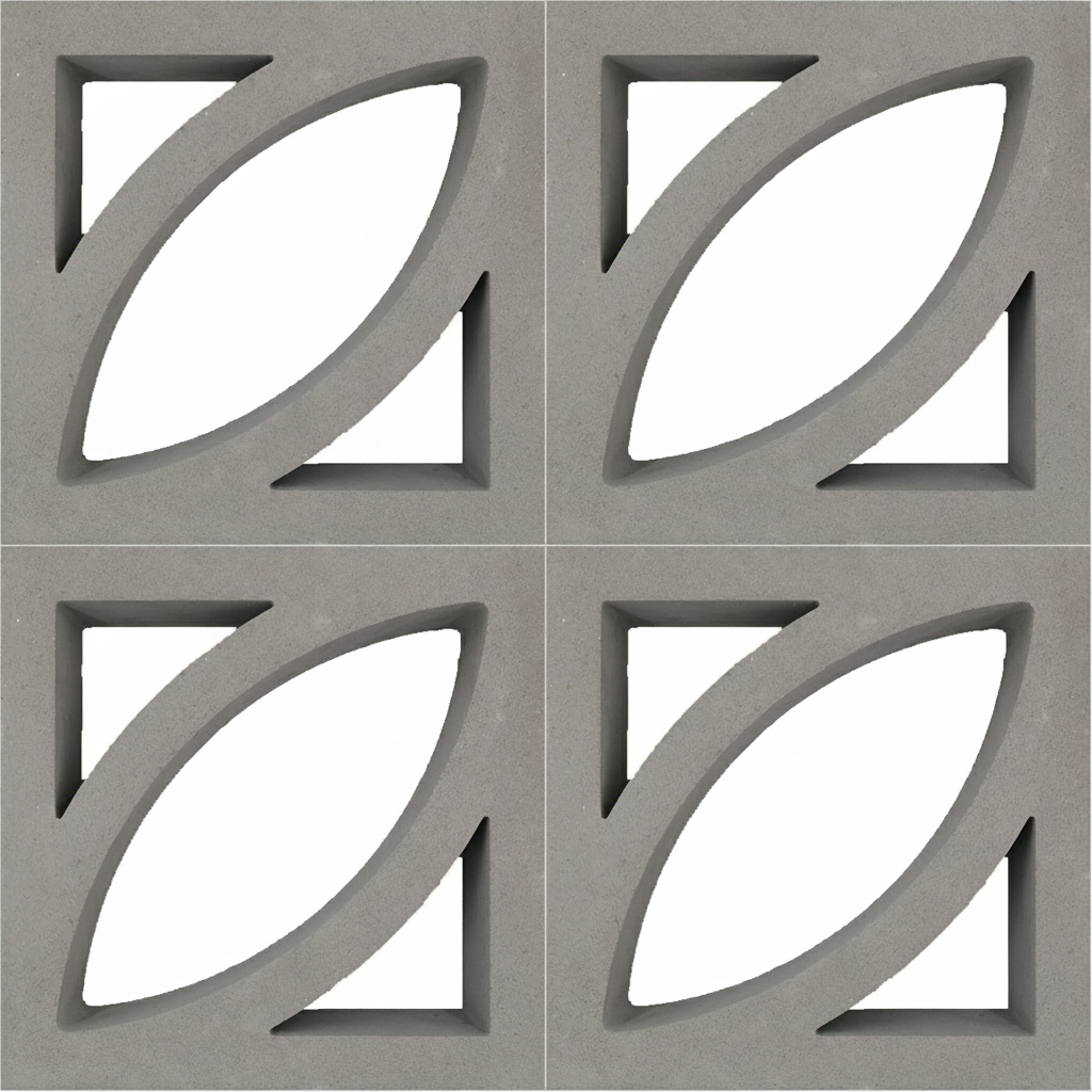 Gạch bông gió bông gió xi măng 29x29 VCB30-019 - Ảnh 5