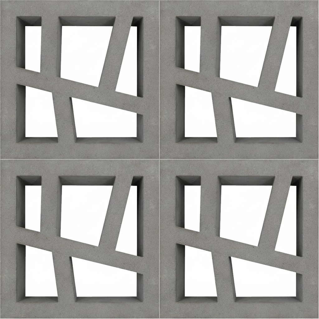 Gạch bông gió bông gió xi măng 29x29 VCB30-020 - Ảnh 3