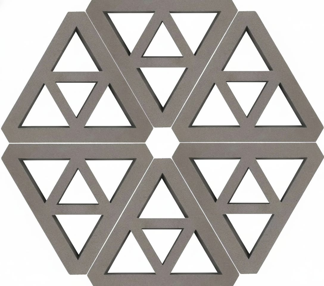 Gạch bông gió bông gió xi măng 29x29 VCBS-007 - Ảnh 3