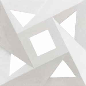 Gạch bông gió bông gió trắng 19x19 VCBS-009-1000 Pinwheel 2