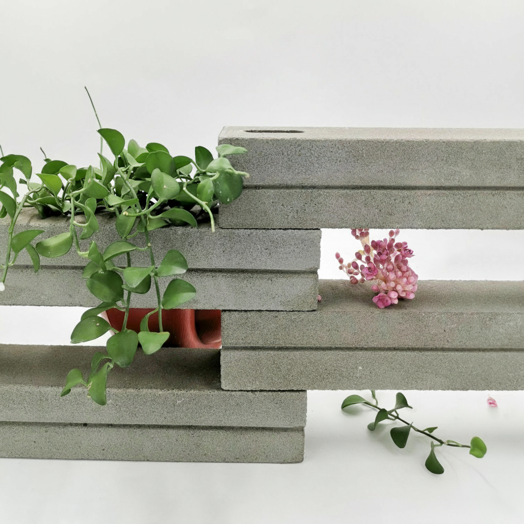 Gạch bông gió bông gió xi măng 33x6 VCBS-016 - Ảnh 3